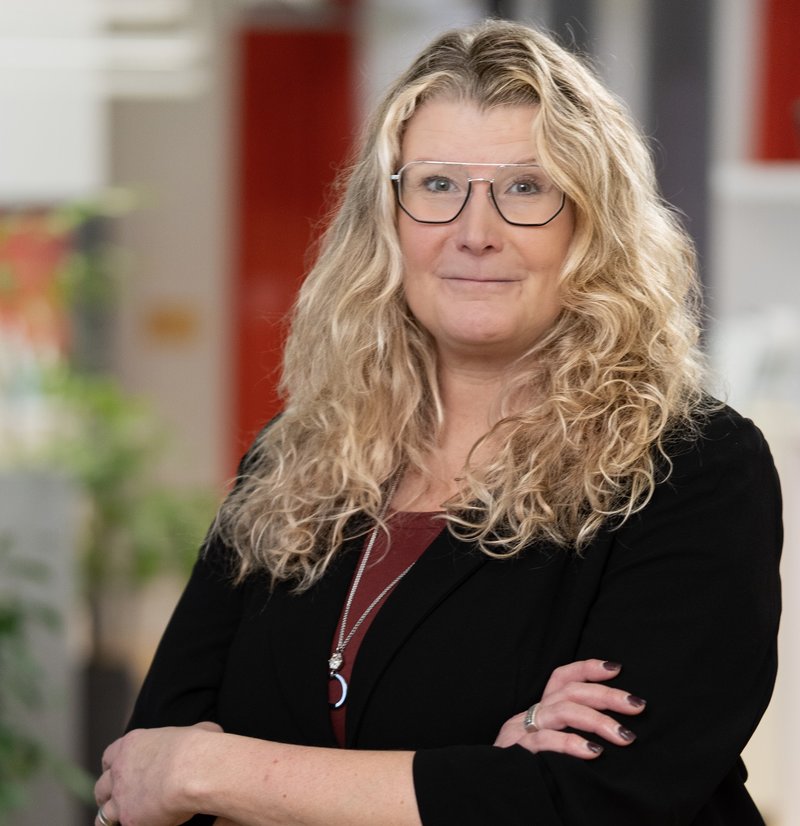 Monica Zettervall arbetar som pensionsexpert på Pensionsmyndigheten. Foto: Pressbild